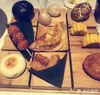 Тарелки креативные Jiugongge молекулярная кухня западная ресторанная тарелка десертная деревянная посуда димсам барбекю