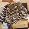 Unten Mantel 2023 Frühling Herbst Winter Baby Mädchen Jungen Plaid Mäntel Jacken Parkas Mode Kinder Kinder Tops Kleidung Mäntel WW