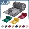 Coperte Coperta in pile spessa Coperta solida per divano letto Peluche accogliente Fuzzy Super morbida calda autunno e inverno 231218