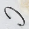 Bangle AYATUL KURSI MANCHET armbanden aangepaste roestvrijstalen armband diep gegraveerde sieraden Islam moslim Arabische God Messager voor vrouwen cadeau 231218