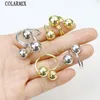 Bandringen 10 stuks spiraal mooi schattig metalen bal vingerringen glad metallic te openen dames sieraden klassiek feest cadeau 8 231218