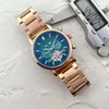 Relojes de diseño clásicos superiores PP Reloj mecánico automático PP Hombres Hollow out Tourbillon Robot Pulsera de moda Montre De Luxe Bracele Regalo