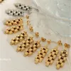 Mulheres Designer Brincos Orelha Stud 18K Banhado A Ouro Relógio Corrente Brinco Festa de Casamento Jewerlry Estilo Clássico