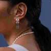 Boucles d'oreilles pendantes 1 paire de clous d'oreilles casse-noisette déclaration bijoux mignons décorations pour femmes adolescentes