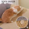 Kattmöbler Scratchers Anti Scratch Soffa Protection Artifact Board Pad PAWS SHARPEN MATS Send Nail Fixed Toys 231216