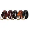 Cintura da uomo in ecopelle intrecciata intrecciata stile coreano casual tutto abbinato semplice moda marea cinture 5 colori C19040801251W