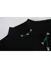 Damenblusen, schwarze Hemden und Blusen, 90er-Jahre, Y2k, Vintage, Harajuku, 2000er-Jahre, chinesischer Stil, elegantes Langarmshirt, Top-Kleidung, Herbst 2023