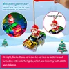 Electric RC Car Dinosaur Toys Create A World Road Race Flexible Track Santa Claus för 3 4 5 6 år upp Old Boy Girls Gift 231218