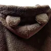 Sweats à capuche pour femmes Femmes Sweat à capuche d'hiver Couleur unie Peluche épaisse à capuche confortable Garder au chaud Doux Plus Taille Oreilles Décor Dame pour un usage quotidien Sudaderas