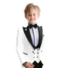 Paisley Classic 3-delad kostymer för pojkar smarta och eleganta pojkens smoking formell outfit för barn blazer väst och byxor för fest bröllop blomma pojkar ring bärare smoking