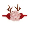 Haarschmuck 1 Stück Winter Weihnachtsstil Geburtstagsfeier Blume EIK Rote Rose Niedlich Süße Schönheit Handgemacht Baby Mädchen Haarband Design