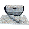 Borsa per pannolini Impermeabile Mamma Baby Cerniera Marrone Plaid Stampa Zaino di vendita Messenger Pile Tote Moda Set di tre pezzi Consegna di goccia Dhwf5