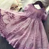 Meisjesjurken Zomermeisje Kleding Schattige kinderen Kleppen Kids Dagelijkse kleding voor 3 4 5 6 7 -jarige Girl Little Princess Dress For Teenage Girl