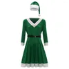 Casual Dresses 2023 Christmas Costume Adult Female Christma Performance Size Dress