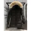 Designer Canda Goose Veste Version mi-longue Puffer Down Manteaux chauds Femmes Coupe-vent Streetwear Canda Goose 1212