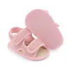 Sandaler sommar babyskor för nyfödda pojkar och flickor hemlagade andningsbara och icke -slip sandaler baby och småbarn mjuka solade skor240429