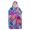 set letni styl dorosły dzieci mikrofiber Szybki suchy ręcznik do kąpieli plażowej ciepła zmiana szlafrok stroju kąpielowego Ultralight Travel Cloak Surf Poncho