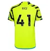 2023 24 Tomas nketya Zinchenko Saliba Trossard Footbol Jersey Men's Children's Sakka Football Jersey G. Jesus Odegaard Rice Rice Rice