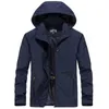 Taktiska jackor Autumn Men Thin Jacket Male Casual Overcoat Army Tactics Windbreaker Jacket Mens Waterproof Breattable Hooded Sportswear M ~ 6xll23118