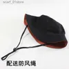 Cappelli a tesa larga Cappelli a secchiello Cappelli da pesca di grandi dimensioni testa grande uomo cappello da sole estivo due lati indossano panama cs taglie forti cappelli a secchiello 57-59 cm 60-62 cm 63-64 cmL231217