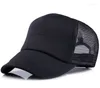 I cappellini da baseball accettano 1 pezzo fai da te OEM LOGO personalizzato poliestere uomo donna berretto da baseball cappello da camionista con stampa snapback in rete