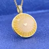 Pendant Necklaces Shine Gold Plated Rays Of Sunshine Charm Necklace Fit Woman Style Jewelry