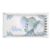 Bedding Sets LVYZIHO Baby Boy Crib Set Custom Name Flower Blue Elephant Shower Gift 231218