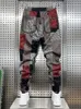 Pantalons pour hommes Joggers hommes marque de créateur Hip Hop Streetwear à la mode pantalon à carreaux en vrac pantalon à fleurs Harajuku pantalon de survêtement décontracté en plein air 231218