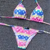 Designer Bikini Swim Suit Women Sexy Swimsuit Ladies Backless Split Letter Multicolors Summer Time Beach Bathing Suits Wind Swimwear Favourite