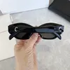 Gafas de sol de diseñador con logotipo de metal, bolso de cartera, placa poligonal, anteojos vintage, gafas casuales, de calidad superior para mujeres, hombres, verano