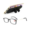 Sunglasses QGAOP Anti Blue Light Reading Glasses Men Eyeglasses Thin Case Portable Stick On The Phone Magnifying For Women