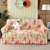 Chair Covers 2024 Stretch Fabric Sofa Cover For Living Room 1/2/3/4 Seater L Shape Elastic Skirt Couch Slipcovers Home Decor