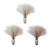 Decorative Flowers Faux Grass Decor Fake Fluffy Pampas Floral For Home Wedding Boho Decoration Large Pompas Pompous Vase Filler