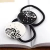 4x4 cm czarno -białe akrylowe okrągłe gumki z wiertarką