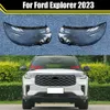 Étui de phare avant de voiture pour Ford Explorer 2023, couvercle de lampe, lentille, bouchons en verre, abat-jour Transparent