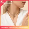 Necklaces Glseevo Natural Fresh Water Small Pearl Necklace for Women Wedding Engagement Tassel Chain Choker Fine Jewellery Gn0224