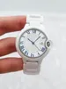 5A Ballon Bleu de Catier Watch Steel Case Strap Automatisk lindningsmekanisk rörelse Discount Designer Watches For Men Fendave Wristwatch