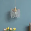 Żyrandole Hertl francuski vintage szklany szklany żyrandol nowoczesny minimalistyczna lampa do czytania E14 Lights Lights Dekoracja kryształów