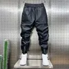 Damen-Hosen, Capris, Winter, Wildleder, Herren, kleiner Fuß, verdickt, lässige Mode, Version von Pu-Leggings, cooles Motorrad 231218