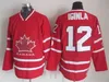 Team Canada Vintage-Version Throwback Retro-Trikots 31 PREIS 87 CROSBY 16 TOEWS 61 NASH 1 LUONGO 12 IGINLA Hockey-Trikot