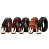 Herenriem faux leer gevlochten geweven Koreaanse stijl casual all-matching eenvoudige modieuze tijgangen 5 kleuren c19040801237N
