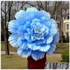 Umbrellas Dance Performance Flower Umbrella Chinese Two Layer Cloth Umbrellas Paraguas Guarda-Chuva Parapluie Paraply Wholesale Drop D Dh2We