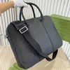 Designer Men Ophi BROSCASES TOTA BAG Italy Luxury Laptop Bags Leather Attache Case Handbag Cross Body Strap Business Bags 230715