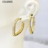 Stud 10 paires de boucles d'oreilles en forme de goutte d'eau en zircone, plaqué or 18 carats, boucles d'oreilles métalliques classiques pour femmes, bijoux à la mode, cadeau 30768 231218