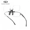 Sunglasses BEGREAT Clips Lens Flip Up Portable Reading Glasses Magnifier Women Men Rimless Presbyopia Spectacles Lunette Connect