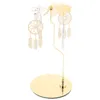 Bougeoirs rotatif chandelier support d'affichage de mariage conteneurs en acier inoxydable Banquet