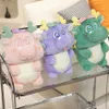 28CM Dragon Dinosaur Mascot Macaron Style Stuffed Animal Plush Toy Doll Christmas Gift