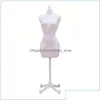 Hangers Racks Female Mannequin Body With Stand Decor Dress Form Fl Display Seam Model Jewelry Drop Delivery Brhome Otqvk Home Gard Dh3Ce