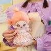 25cm Star Cotton Doll Glasses Naked Baby Can Change Clothes Girl Doll Changing Clothes Fried Hair Wig Doll