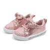 Athletic Outdoor Spring Autumn Girls Shoes Baby Sneakers Children Casual Fashion Bow Knot Glitter Läder Non Slip Flat Princess 231218